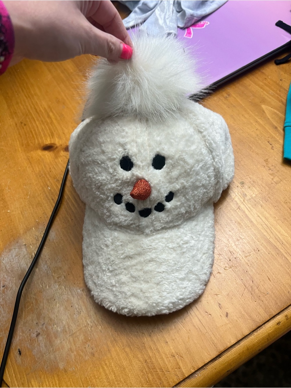 EUC American eagle snowman hat